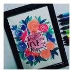 Calligraphy Creators -The Base Of All Things -Love &Respect -Handmade With Frame 